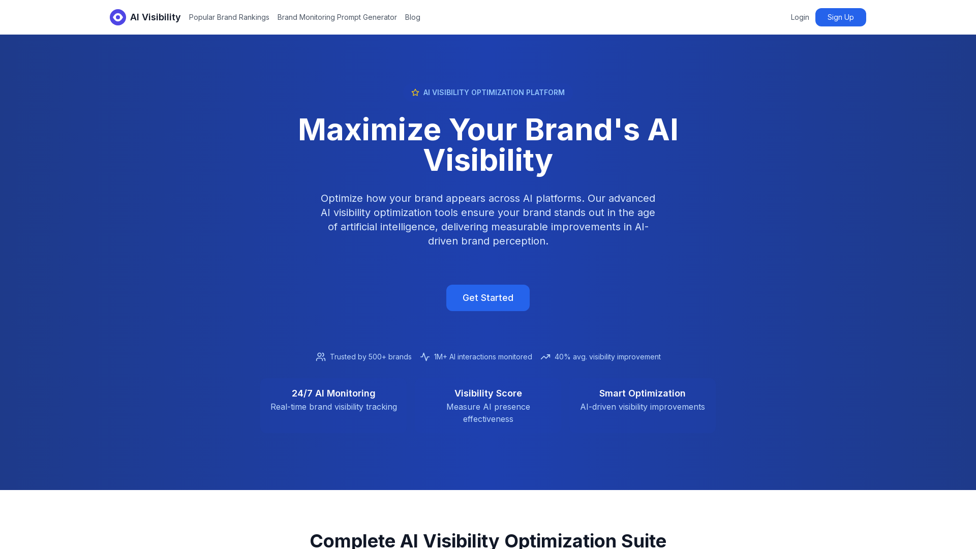 AI Visibility Optimization Platform