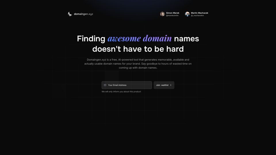 Domaingen.xyz: AI-Generated Domain Names That Stand Out