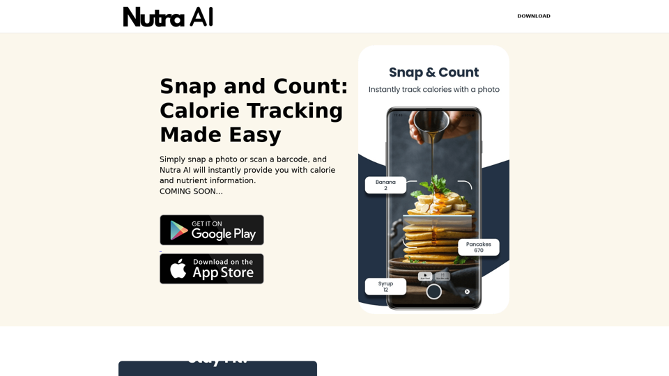 Nutra AI - Food Calorie Tracker