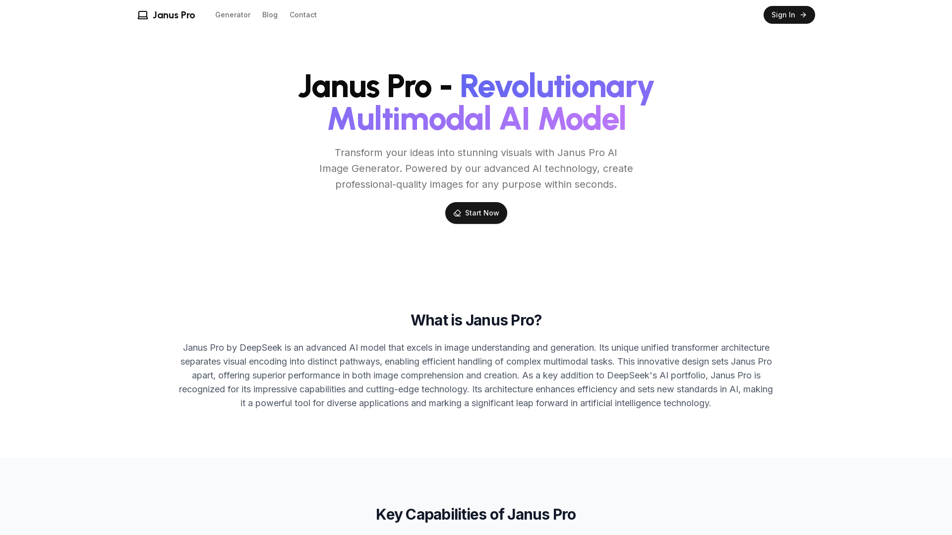 Janus Pro