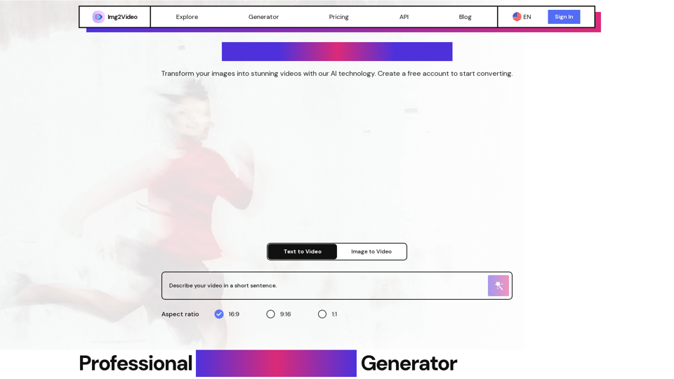 img2video | Image to Video Converter & Short Video Generator