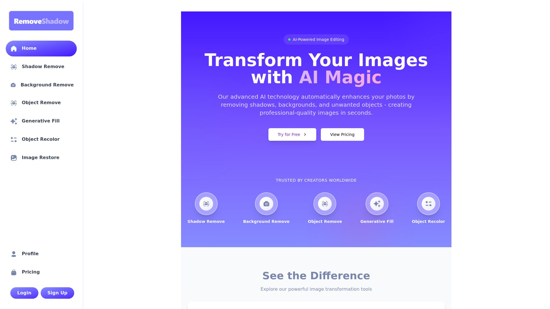 Remove Shadow