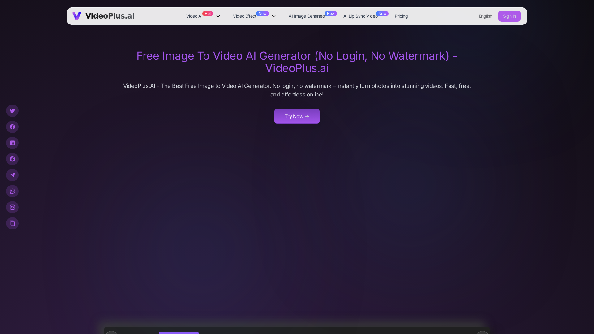Free Image To Video AI Generator (No Login, No Watermark)