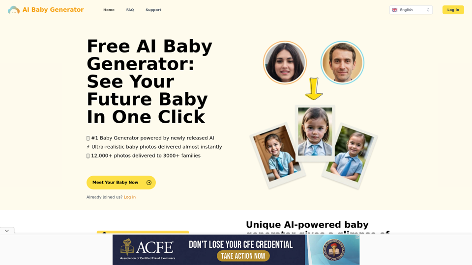 Free AI Baby Generator - Reveal Your Future Baby’s Face In Seconds