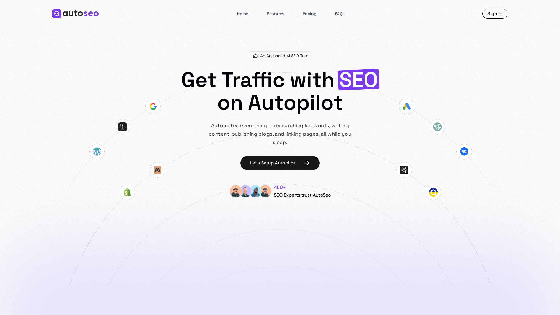 AutoSEO: Get traffic with auto SEO on Autopilot