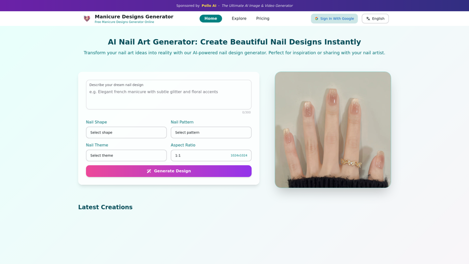 Unique AI Manicure Designs for Your Perfect Nails