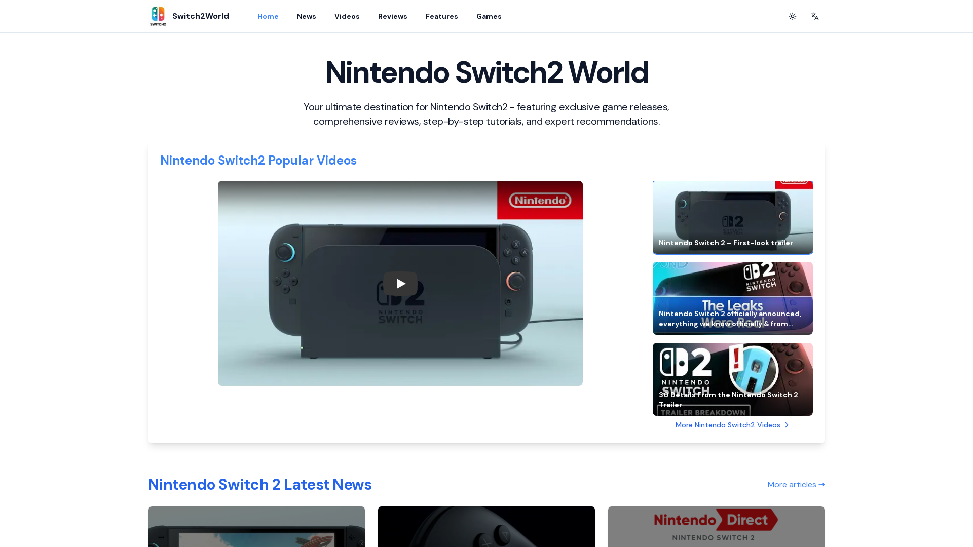 Nintendo Switch2 World