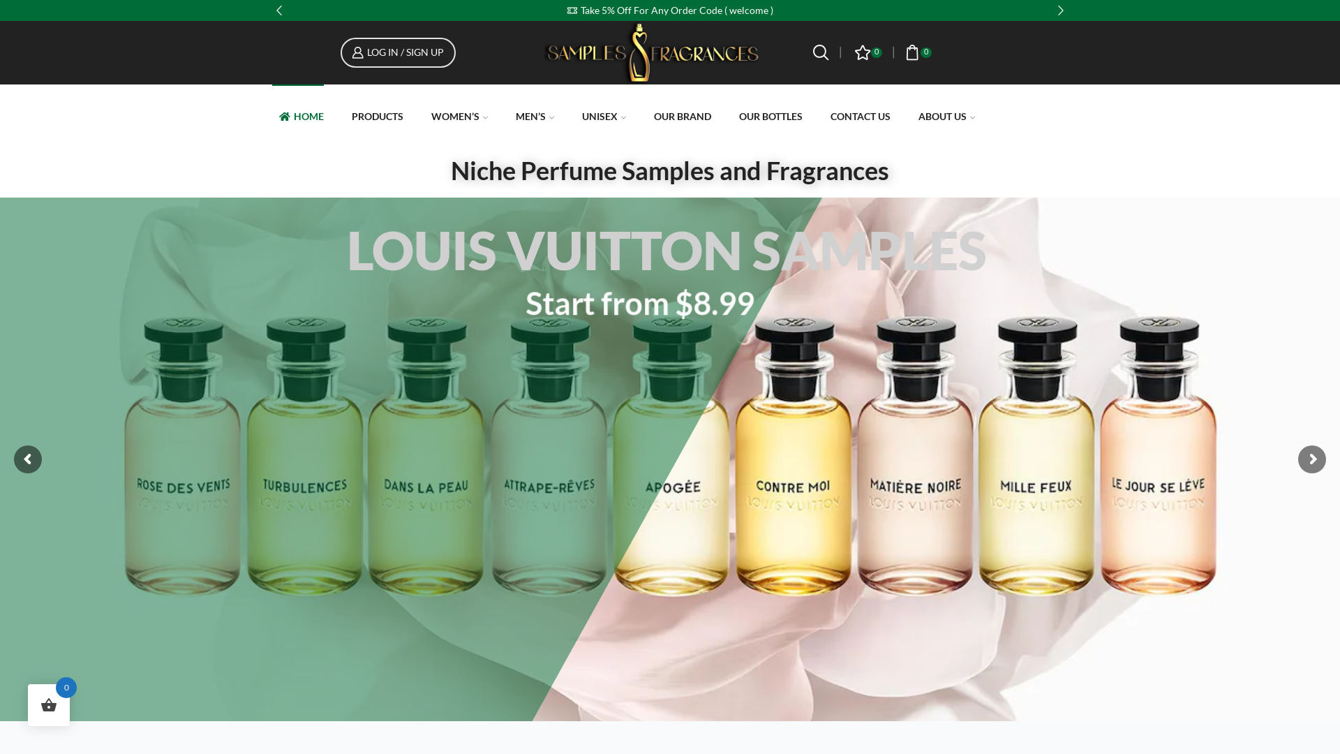 Buy Men & Women Perfume Samples