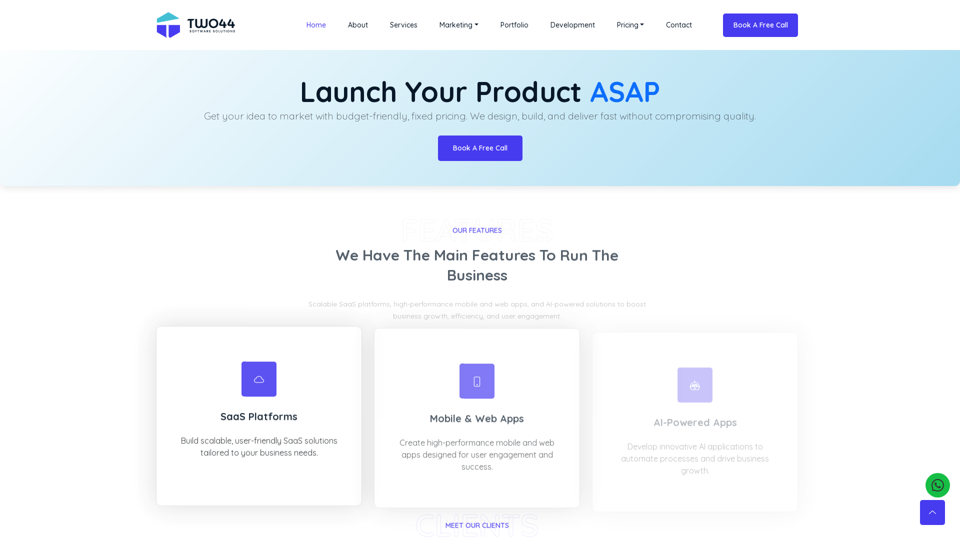 Launch Your SaaS Product Fast with Scalable Web and Mobile Apps