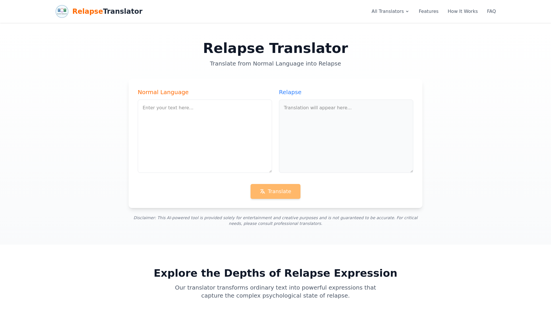 Relapse Translator