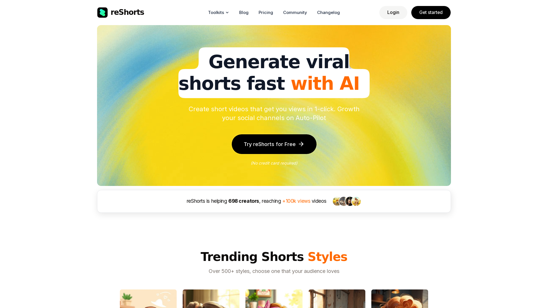 Generate Viral Short Fast. Growth Your Channels on Auto