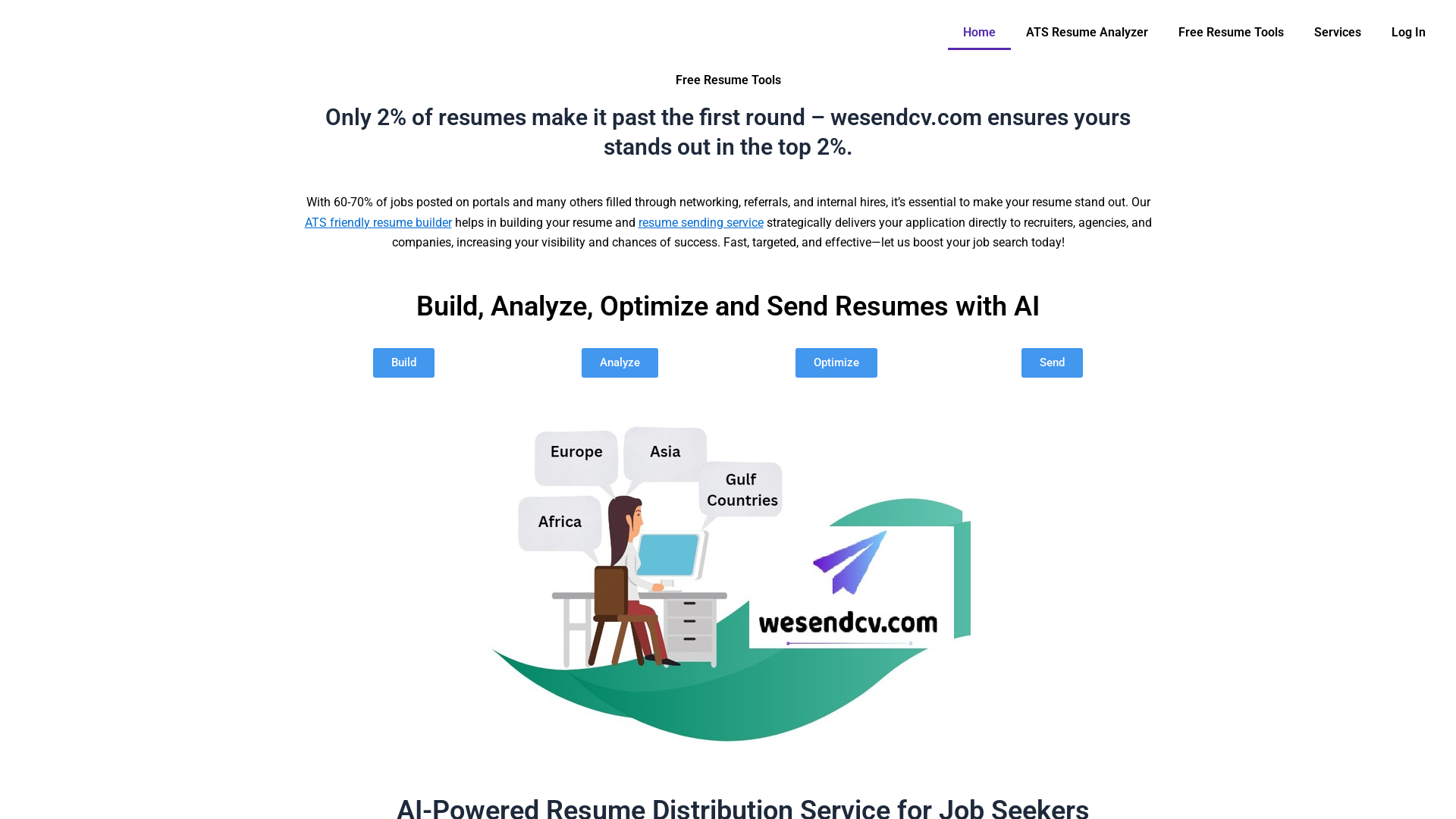 Free Resume Tools: AI for Resume Sending
