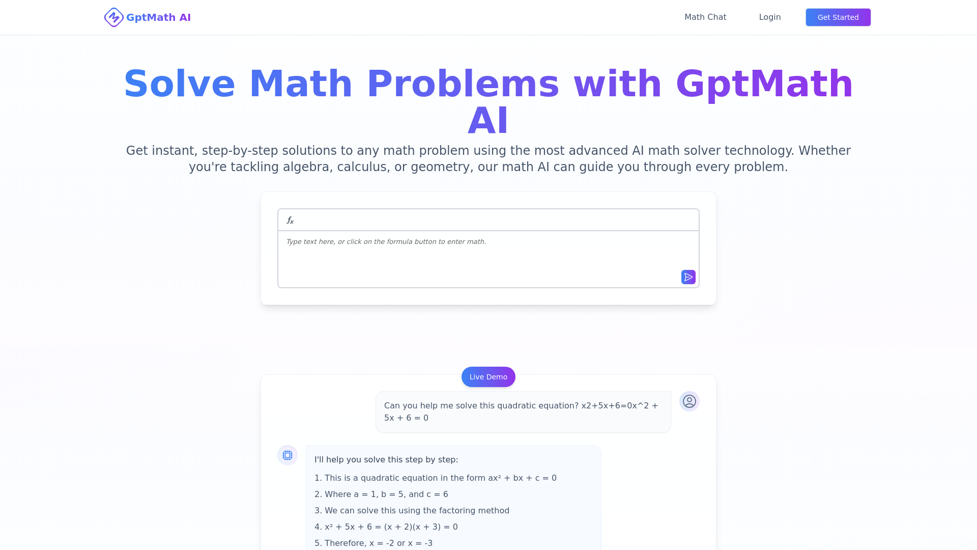 AI Math Solver