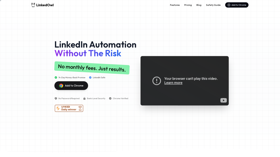LinkedOwl - LinkedIn Automation Tool