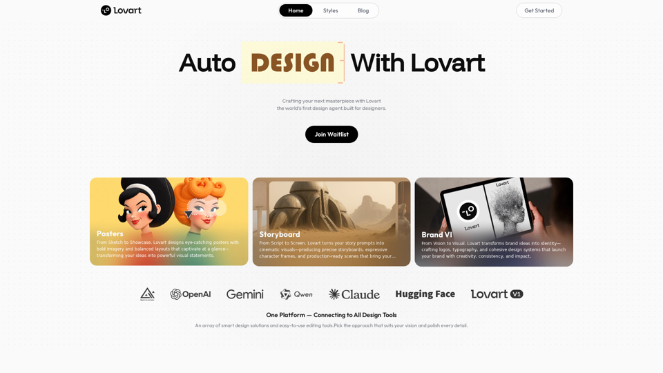 Lovart | The World’s First Design Agent Lovart | The World’s First Design Agent