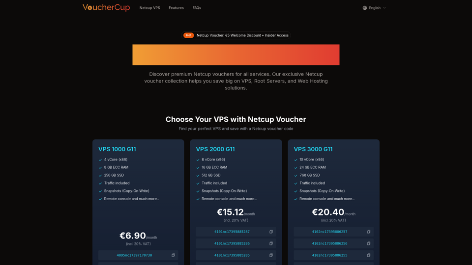 VoucherCup screenshot