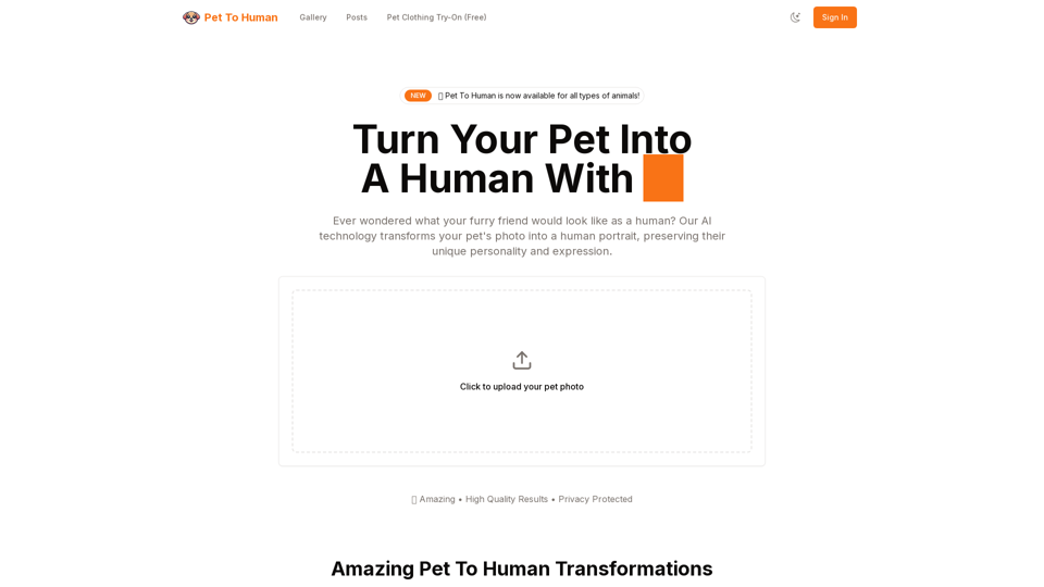 Turn Your Pet Into A Human With AI Turn Your Pet Into A Human With AI