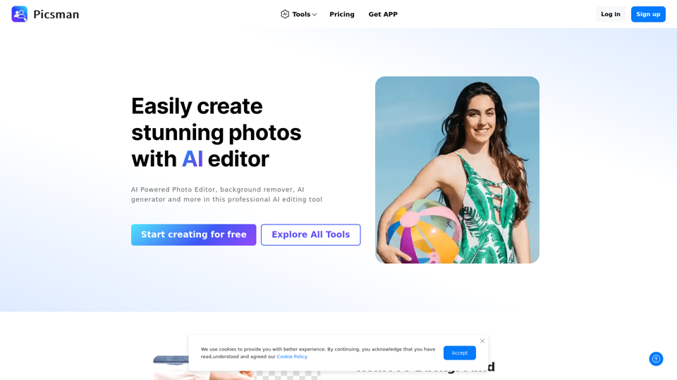 Free AI Photo Editor: Online Image Editing Tools｜Picsman