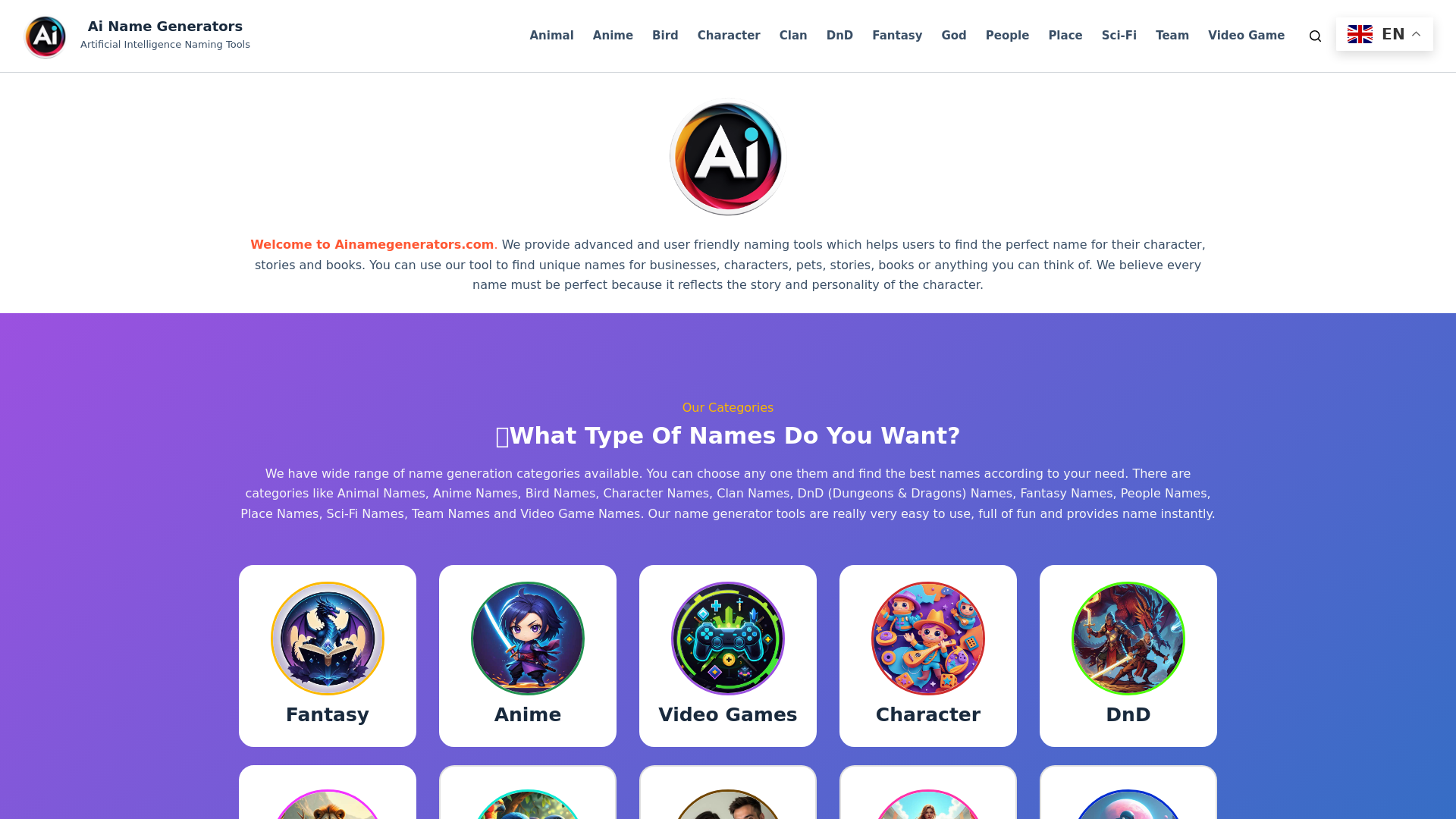 Ai Name Generators