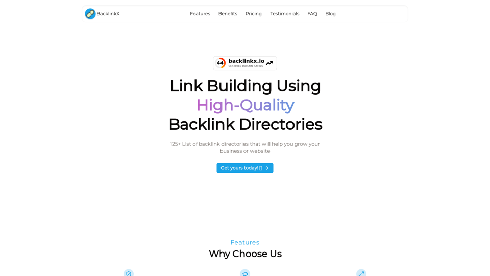 Link Building Using High-Quality Backlink Directories