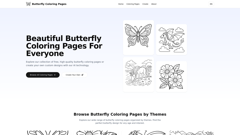 Butterfly Coloring Pages - Free Printable Designs | butterfly-coloring-pages.com