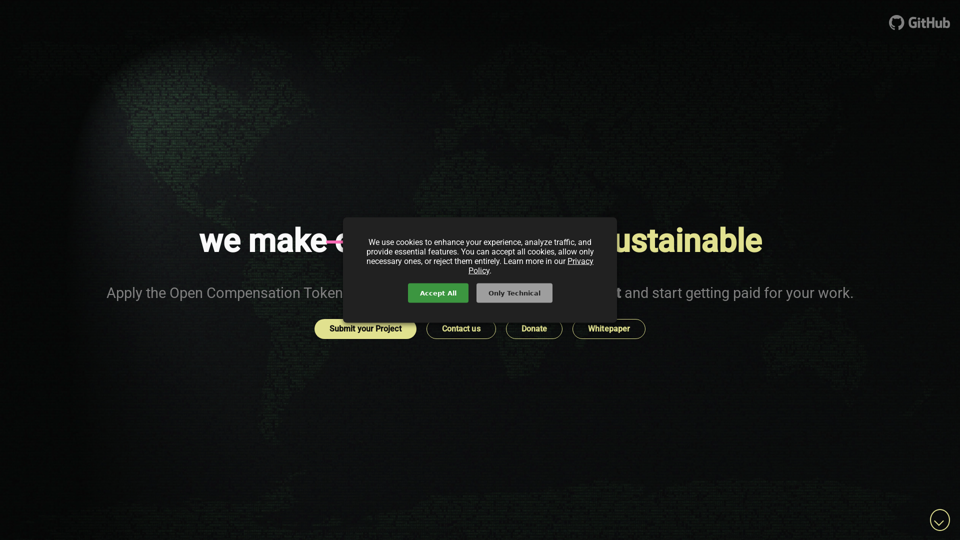 Make open source sustainable - OCTL