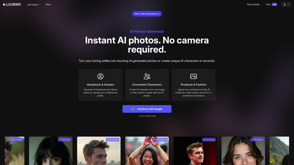 AI Person Generator | Face, Body & People Images | Lucidpic