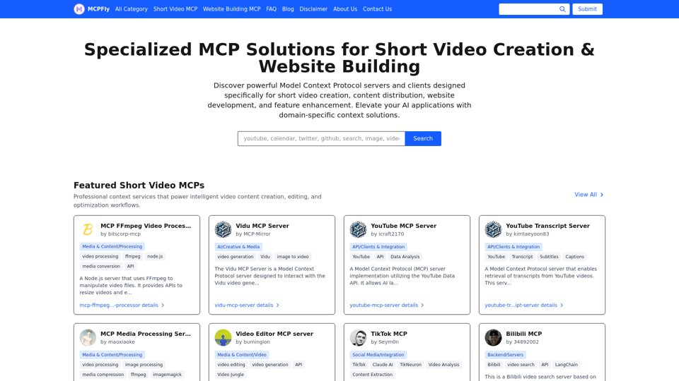 Model Context Protocol | Short Video & Website Building Solutions