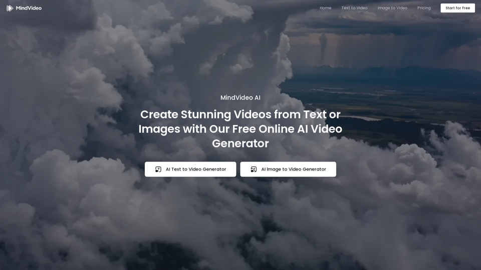 MindVideo AI - Free AI Video Generator Online