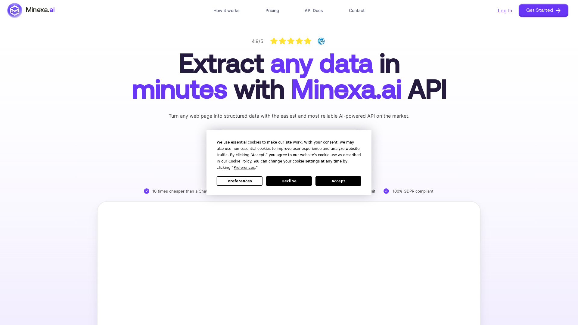 AI Web Data Extraction API
