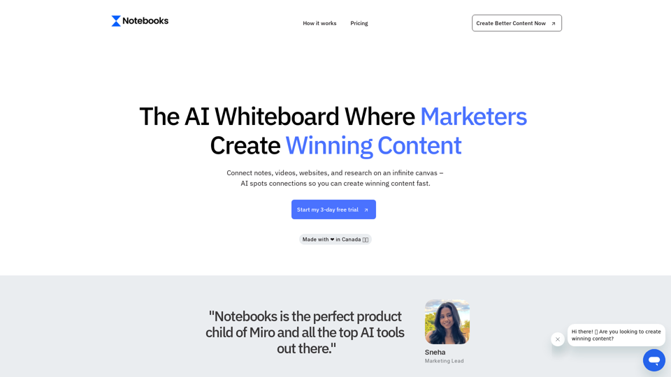 The AI Whiteboard for Content Creation | Notebooks.app
