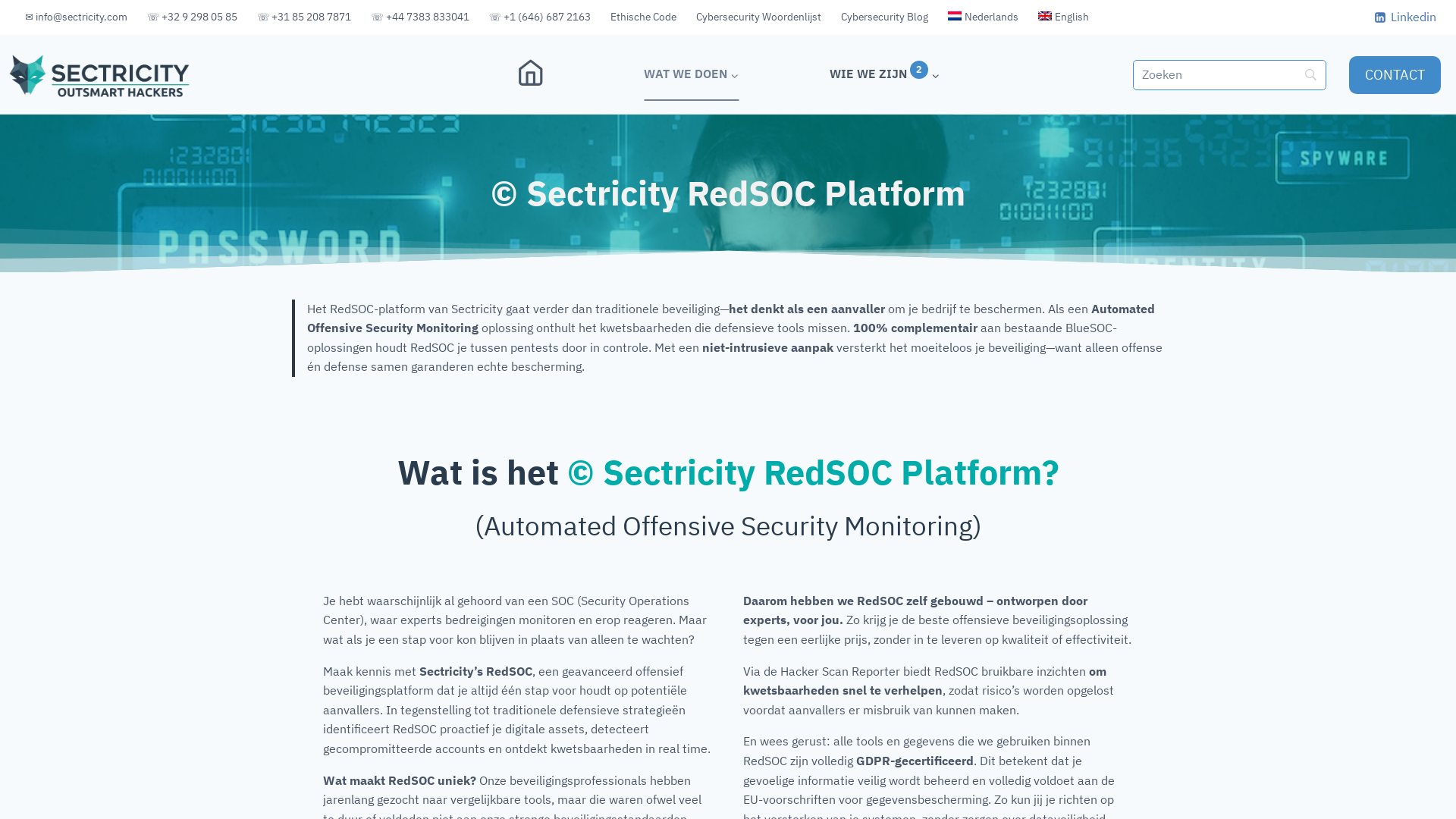 Verbeter Je Cybersecurity met RedSOC en Professionele Hackers