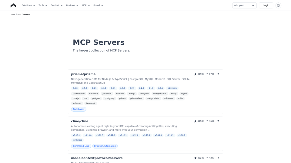 MCP Servers | SERP