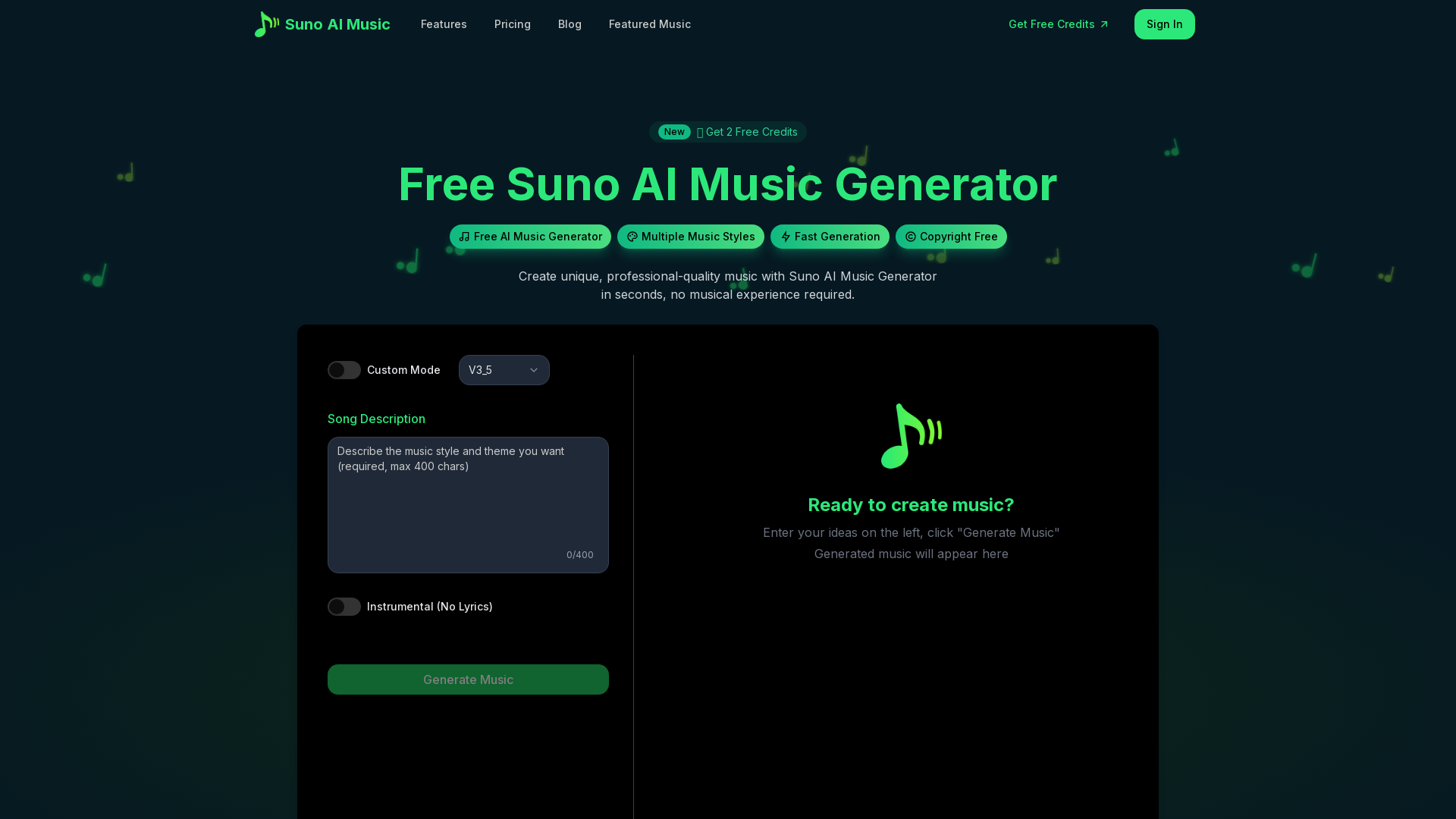 Suno AI Music Generator