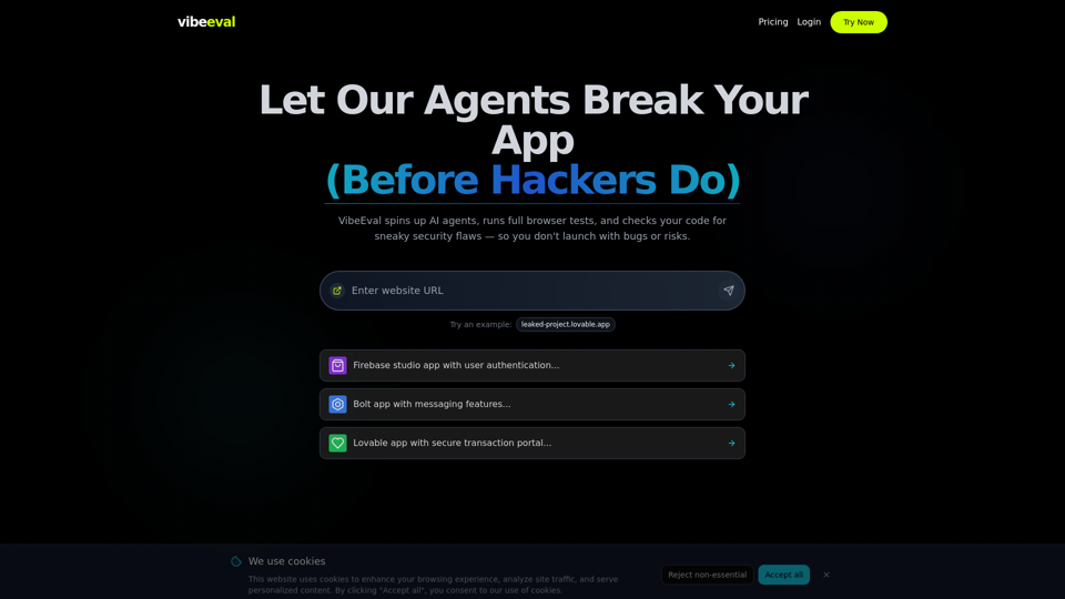 VibeEval - Security Scanning
