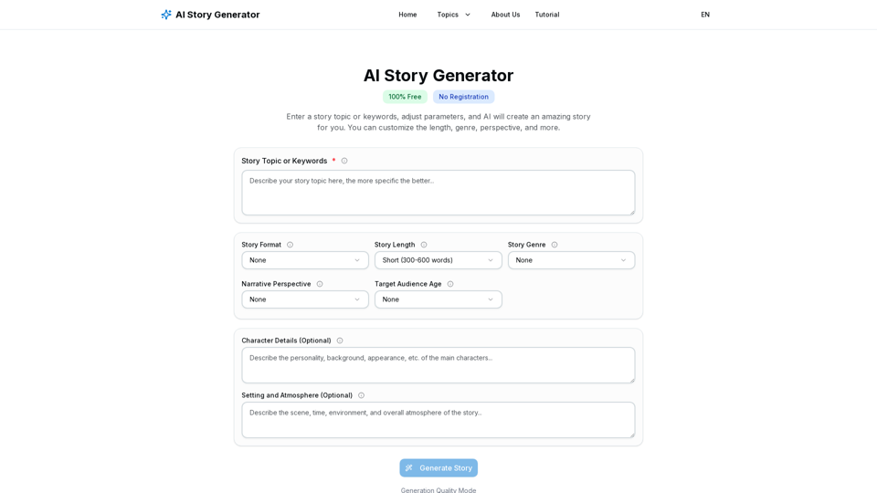 AI Story Generator | Create Stories Online for Free
