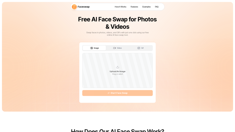 Free AI Face Swap Online (No Sign-up) - Ai Face Swapper