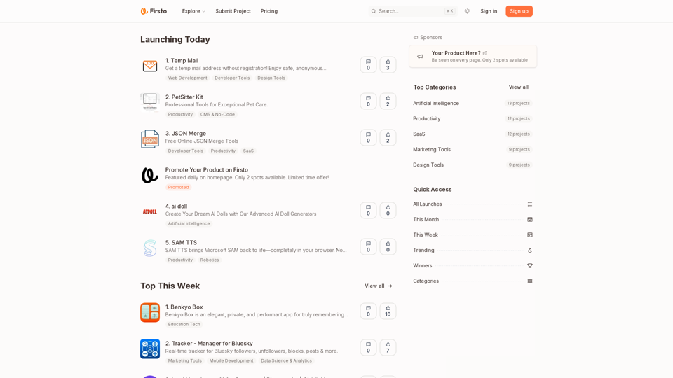 Launch Your Product on Firsto – Always Discoverable & Visible