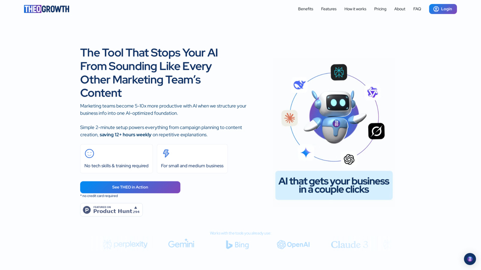 THEO | Business-Aware AI in 2 Minutes - No Technical Skills Needed