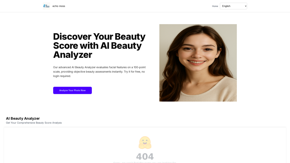 AI Beauty Analyzer - Discover Your Beauty Score with Advanced AI Technology