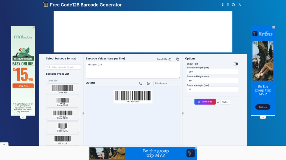 Free Online Barcode Generator - Barcode-Maker.com