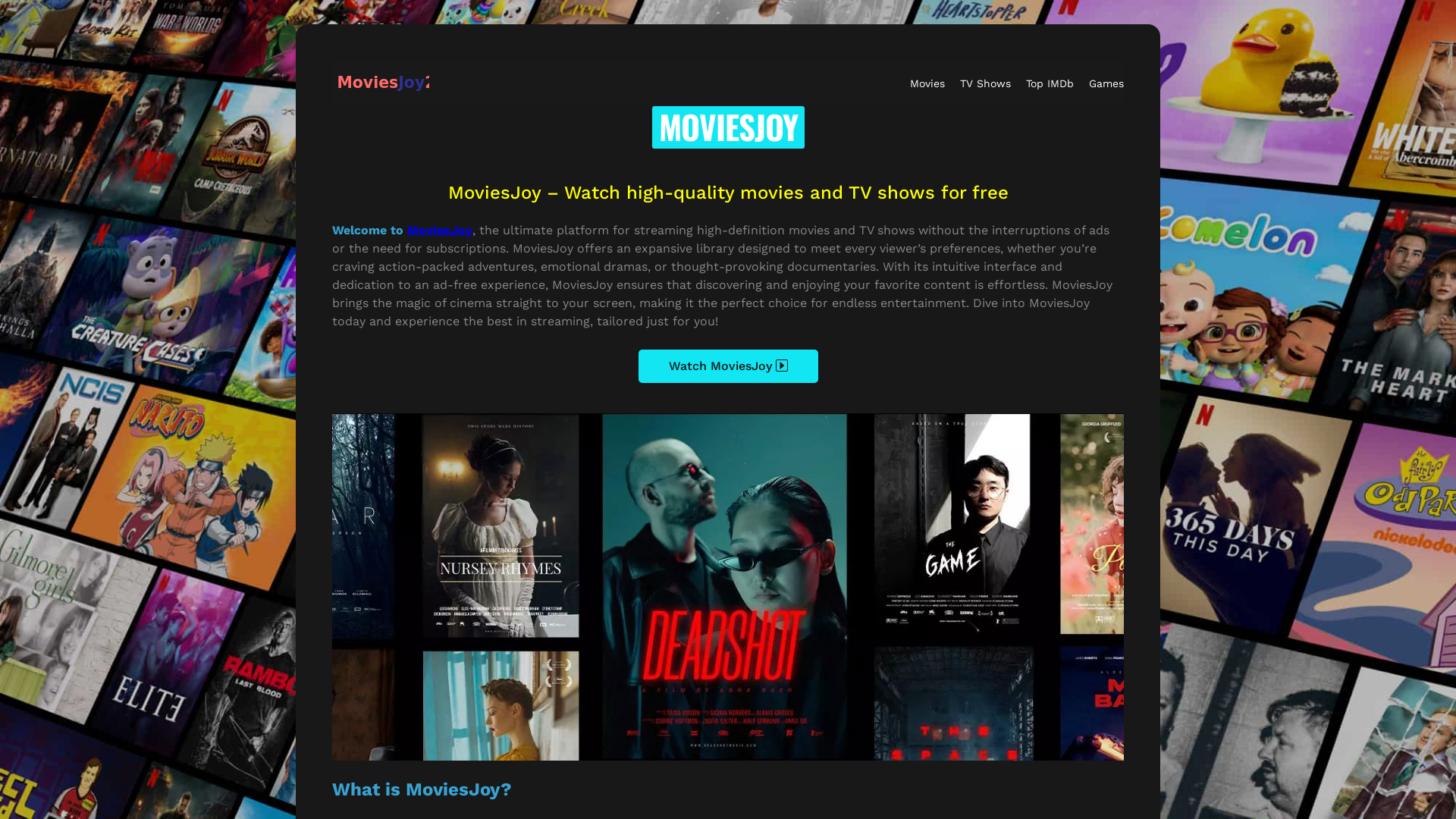 MoviesJoy – Watch high