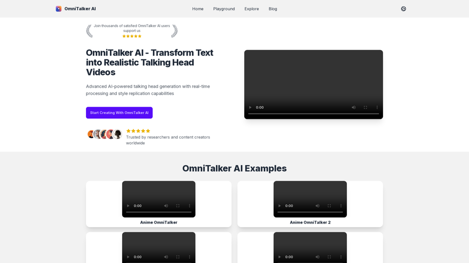 OmniTalker AI - Real-Time Text-Driven Talking Head Generation with In-Context Audio-Visual Style Replication