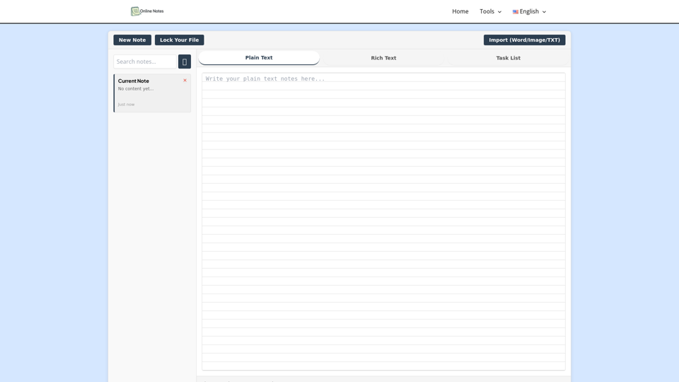 Online Notes | Write, Edit, Lock, Online Notes