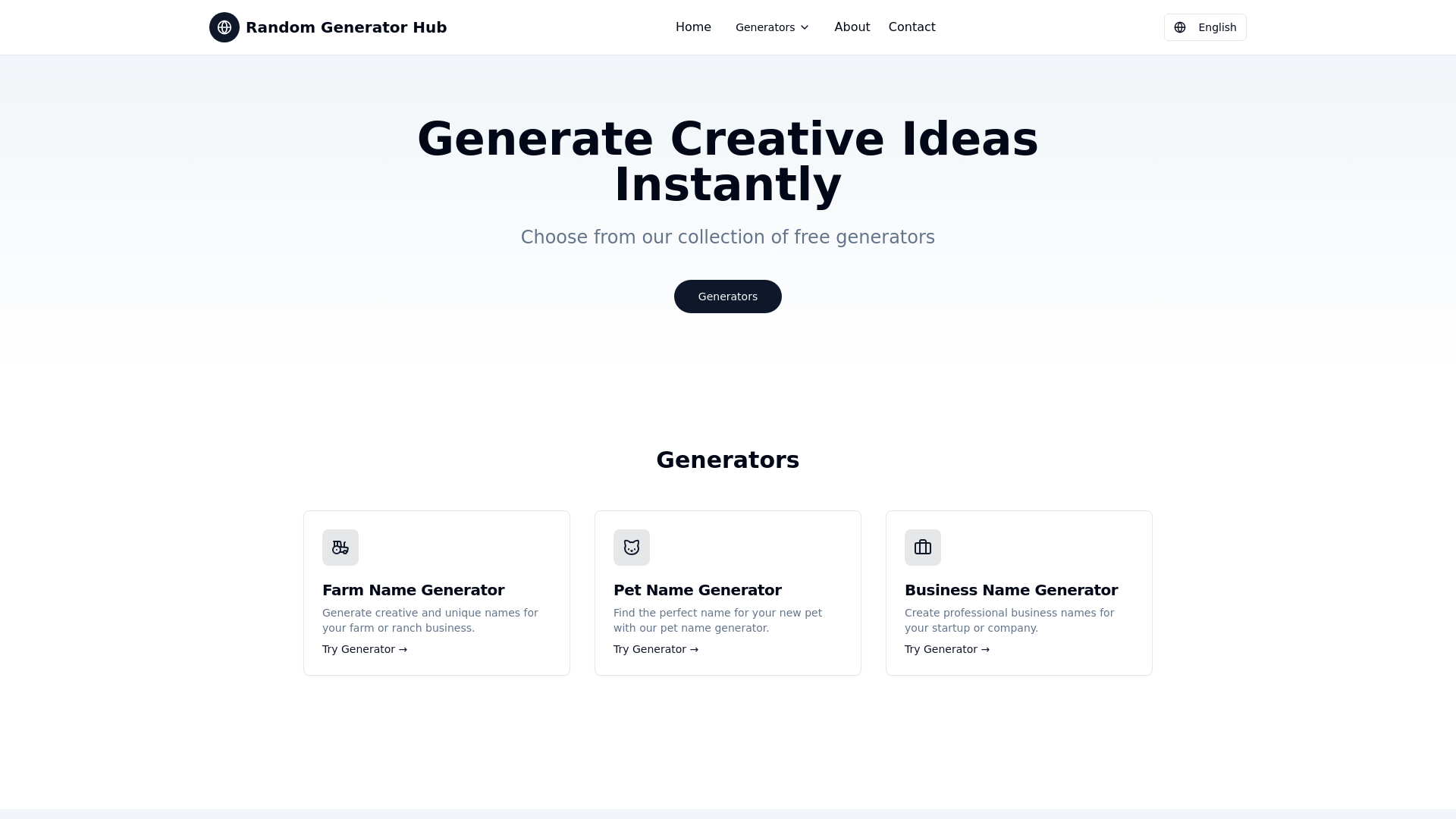 Random Generator Hub
