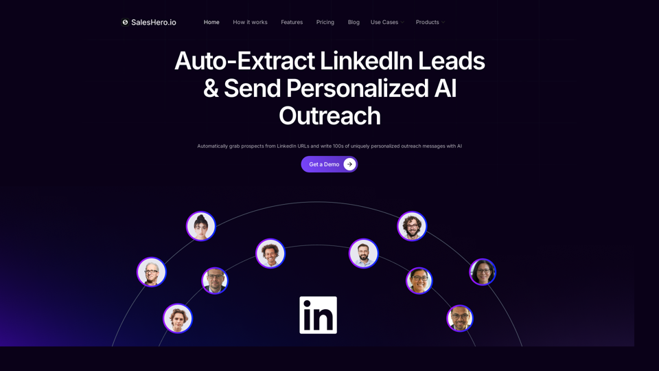 SalesHero.io: LinkedIn Automation Tool for Lead Generation and LinkedIn Prospecting