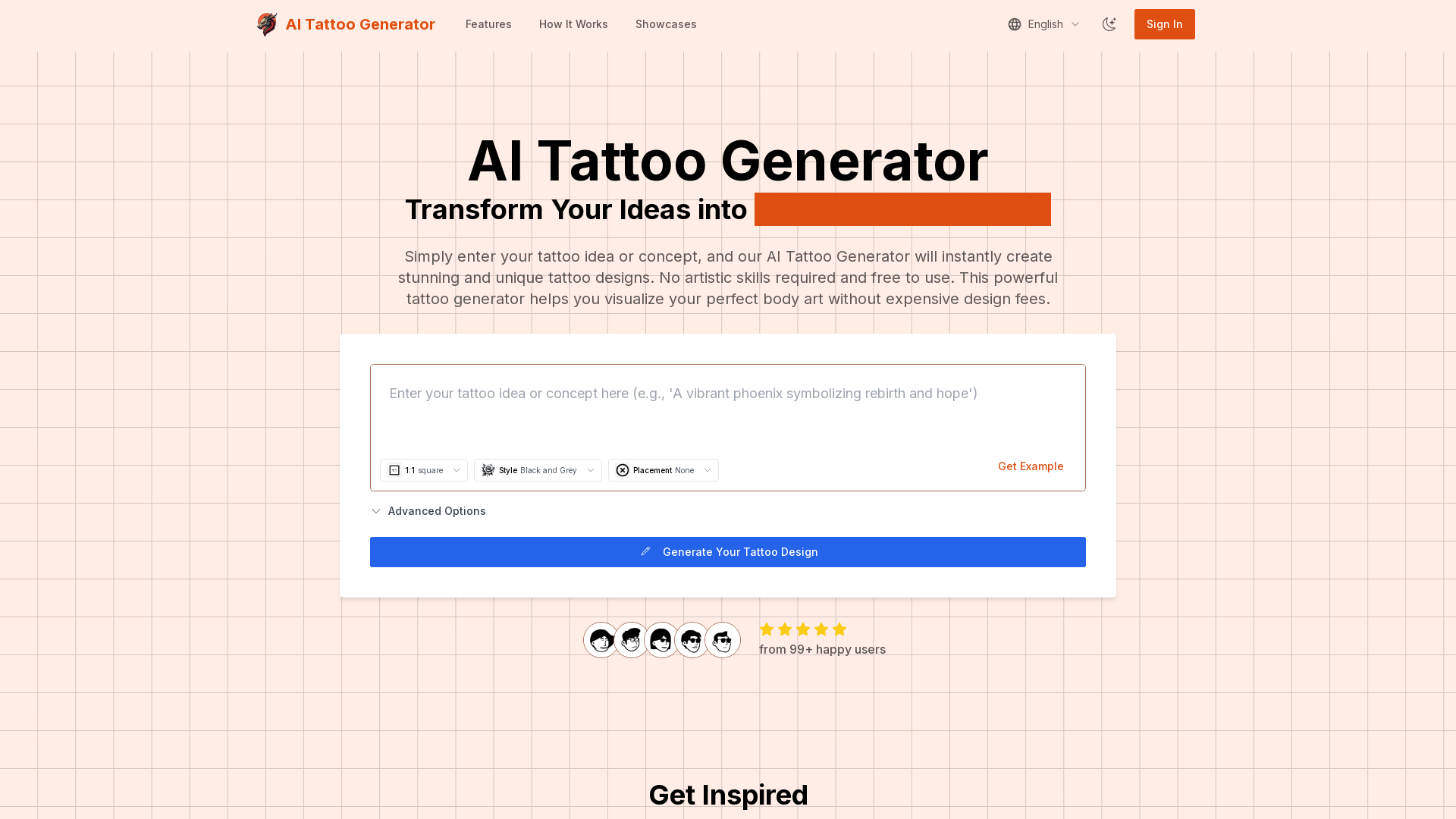 AI Tattoo Generator