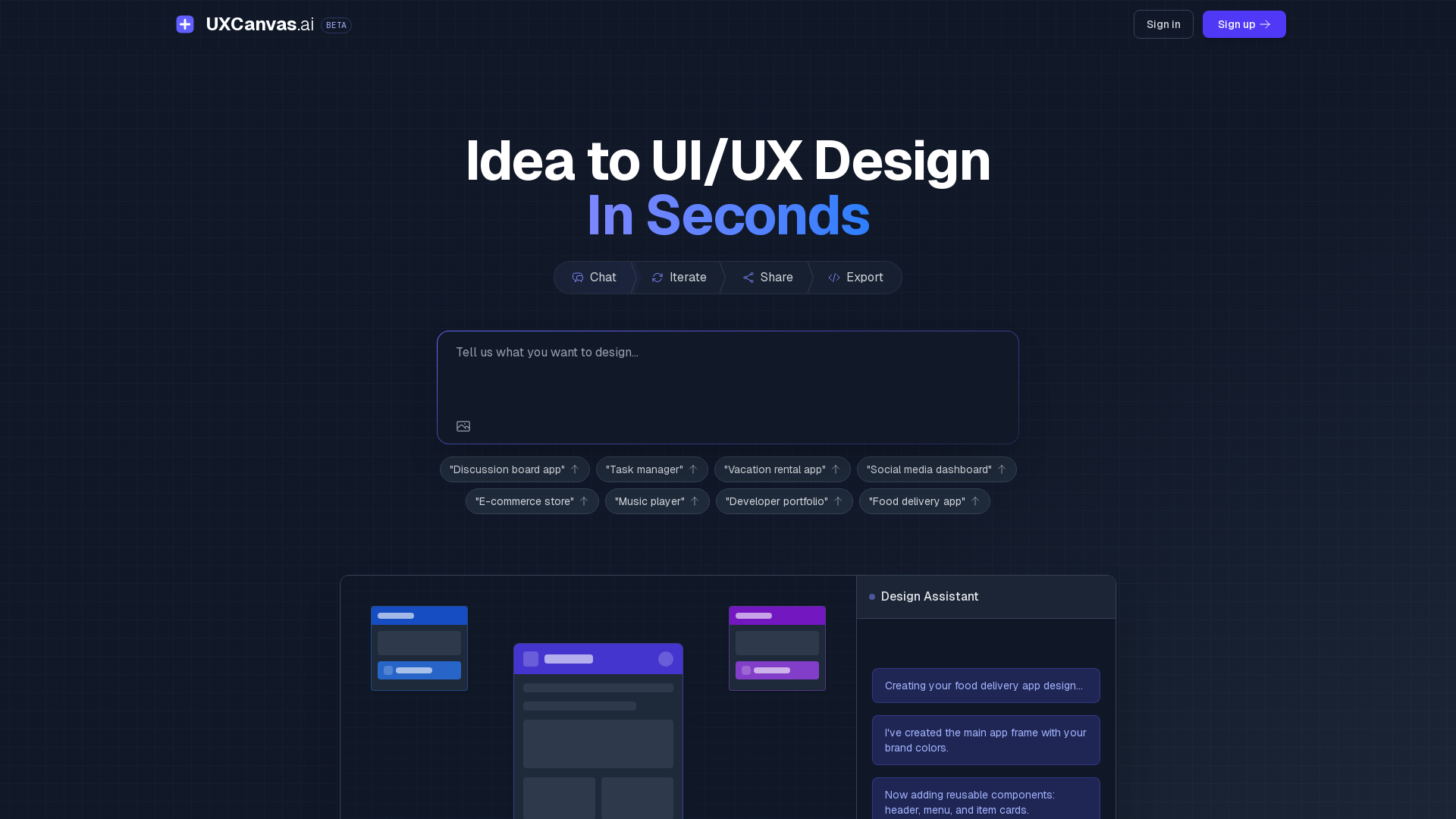 AI UI/UX Design Agent