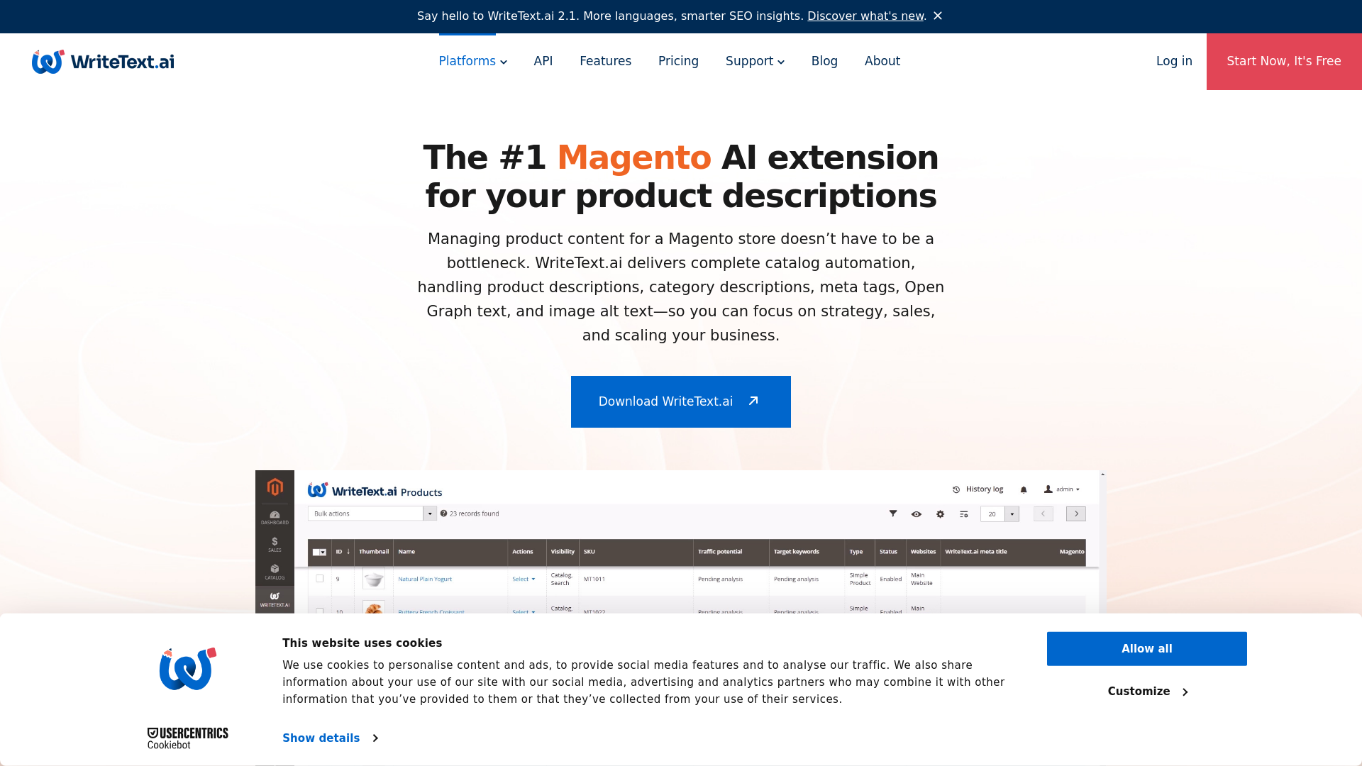 The #1 Magento AI Extension