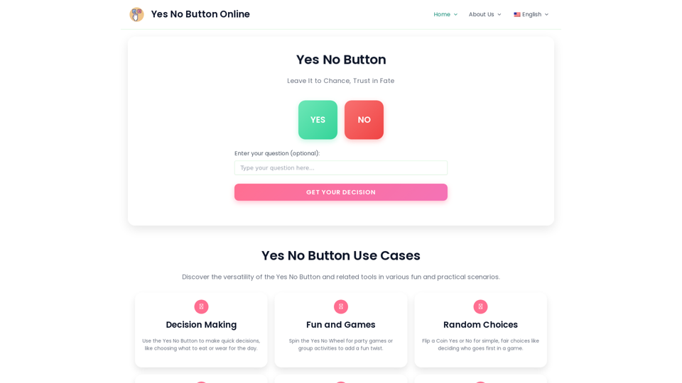 Home - Yes No Button Online